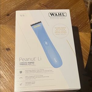Wahl Peanut Li Cordless Trimmer - Light Blue